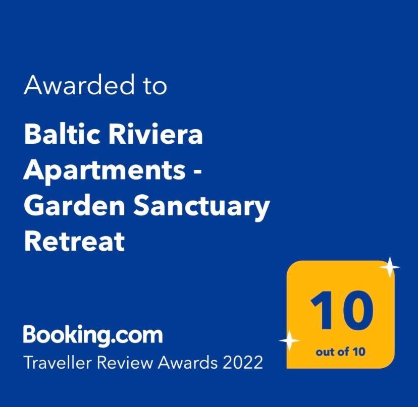 Baltic Riviera Apartments - Garden Sanctuary Retreat グダニスク エクステリア 写真